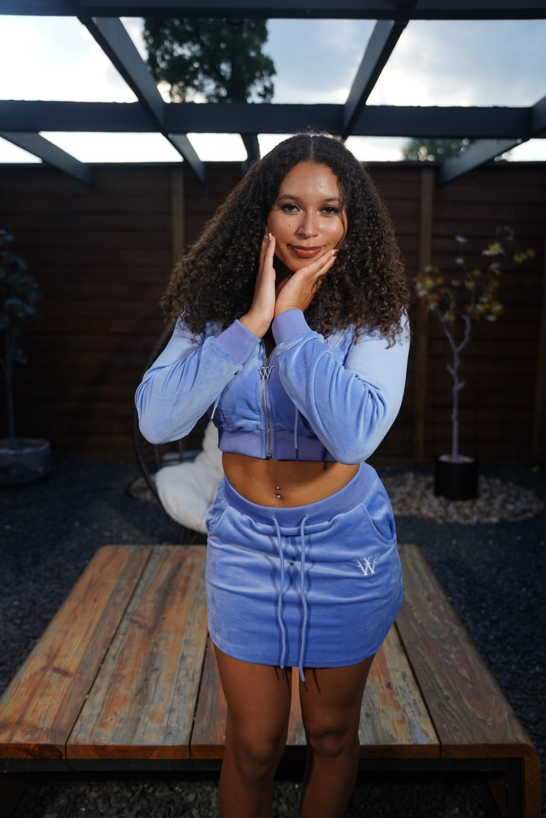 Velour Skirt